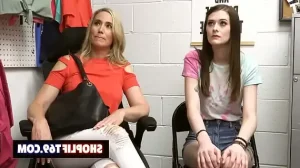 busty stepmom lily james and her stepdaughter meloni moon fucked in backroom by the security officer for shoplifting and the store 1733490511