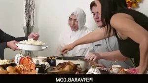 pervarab thanksgivings dinner with girlfriend in hijab nadia white 1733490297